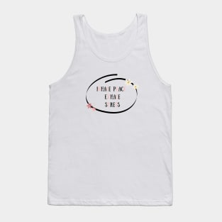 Inhale peace exhale stress Tank Top